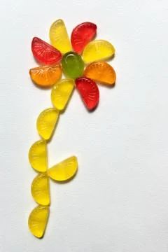Flower - sugar candy Stock-Fotos