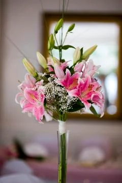 Flower table centre piece Stock Photos