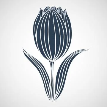 Flower tattoo vector Stock Illustration