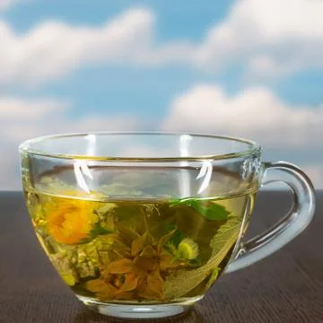 Flower tea Stock Photos