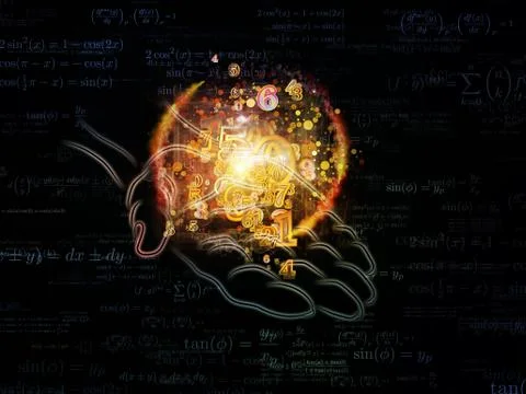 The Flower of Technology Stock Illustration