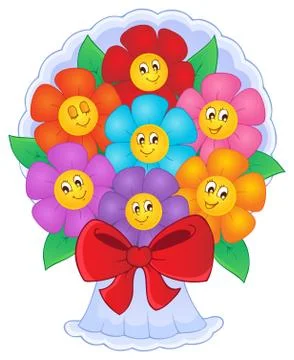 Flower theme image - illustration. Stock Illustration