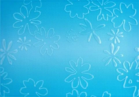 Flower tile wall Decor. Studio photograhpy.Panorama Foto stock