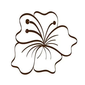 Flower Vector Art design for print Stock Illustration