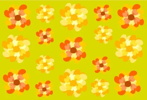 Flower vector background Stock Illustration
