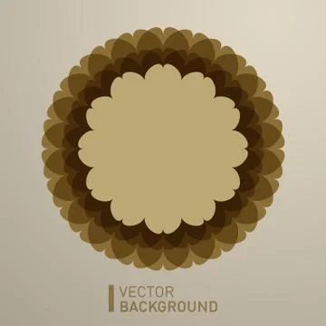 Flower Vector, Floral Background.. Illustrazione stock
