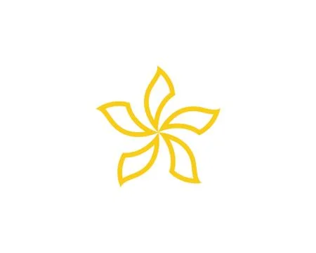 Flower vector icon design Stock Illustration