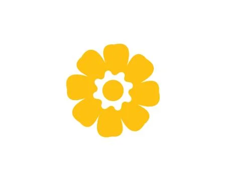 Flower vector icon design Stock Illustration