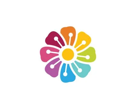 Flower vector icon design Stock Illustration