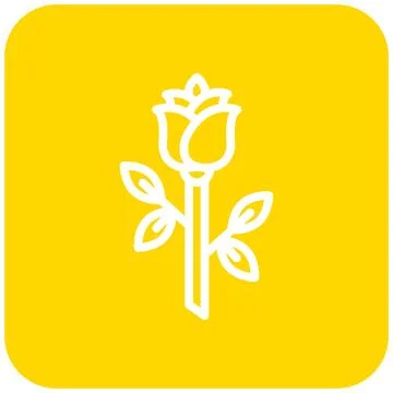 Flower Vector Icon Design Illustration Illustrazione stock