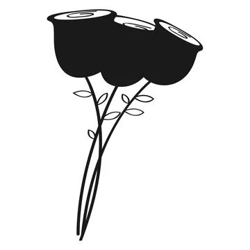 Flower vector illustration design Illustrazione stock