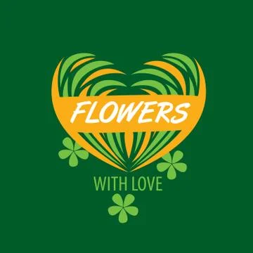 Flower vector logo Stock Illustration