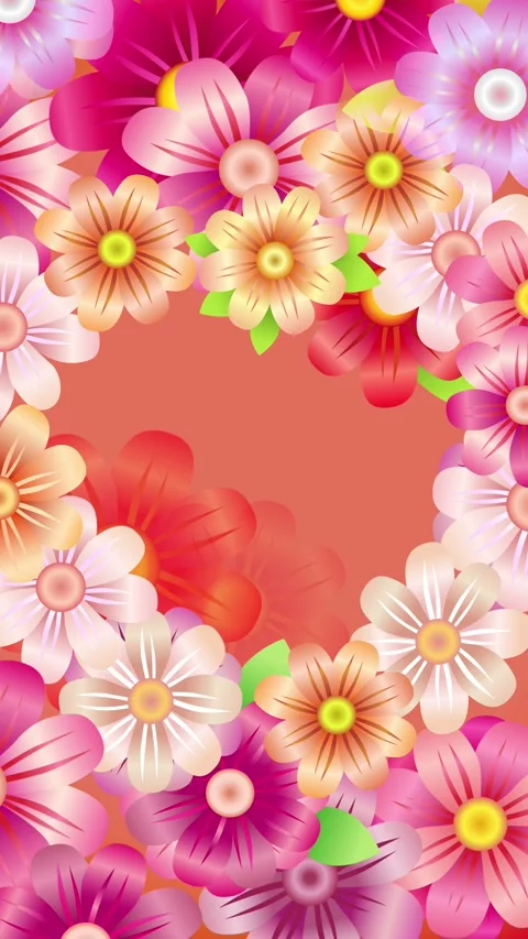 Flower video vertical Stock Footage 332302449