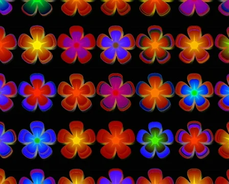 Flower Wall Loopable Background Stock Footage 316480