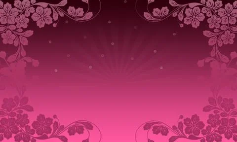 Flower wallpaper Stock Illustration