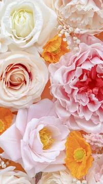 Flower wallpaper, spring background Stock Photos