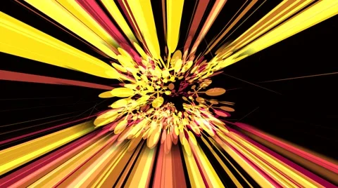 Flower Warp Stock Footage 54771937