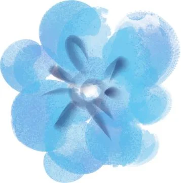 Flower watercolour illustration Easter  Stock Illustration