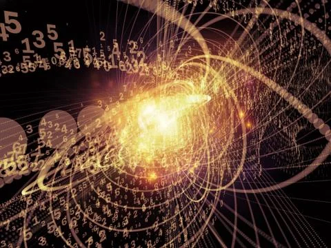 The Flower of Wave Particle 스톡 일러스트