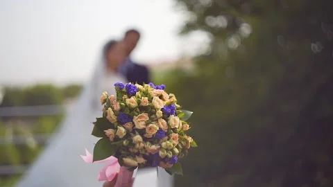 Flower wedding Video stock 158319432