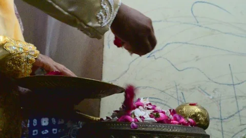 Flower for wedding in java Video stock 120911759