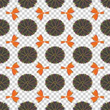 Flower in the wind Illustrazione stock