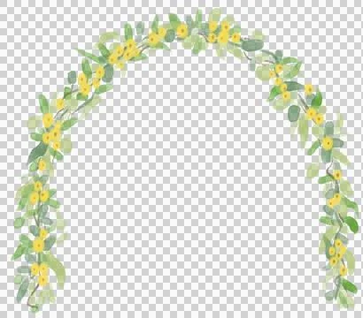Flower wreath 2 Stock Illustration