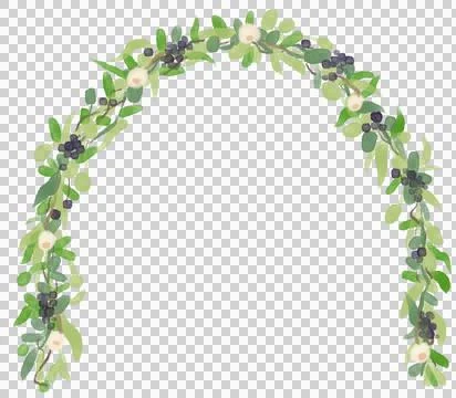 Flower wreath 3 Stock Illustration
