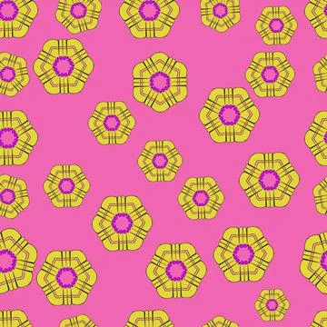 Flower yellow Stock Illustration