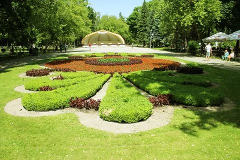 Flowerbed 스톡 사진