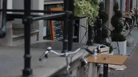 Flowerbeds in the streets of Amsterdam Stock Footage 41450545