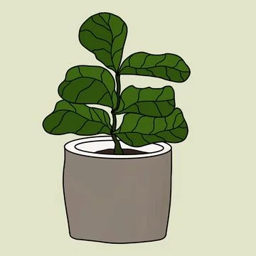Flowerpot Stock Illustration