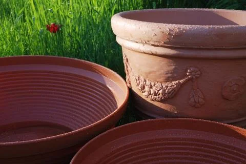 Flowerpots Stock Photos