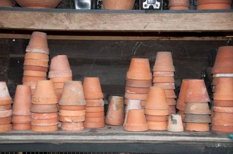 Flowerpots Stock Photos