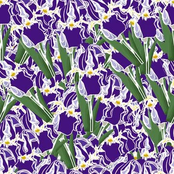 Flowers abstraction Stock Illustration