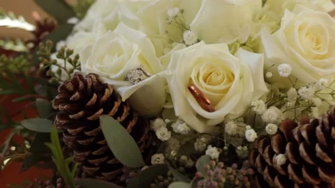 Flowers and Rings Video stock 156770963