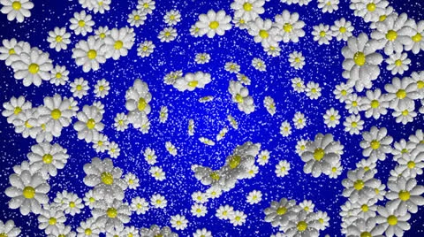 Flowers background. Blue Stock Footage 22699006