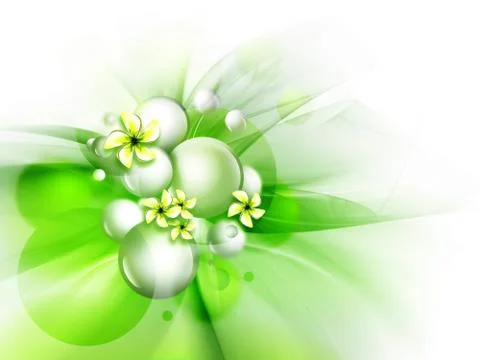 Flowers background Stock Illustration