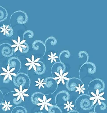 Flowers background Stock Illustration