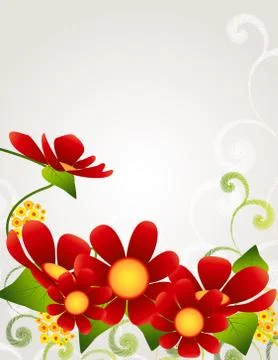 Flowers background Stock Illustration