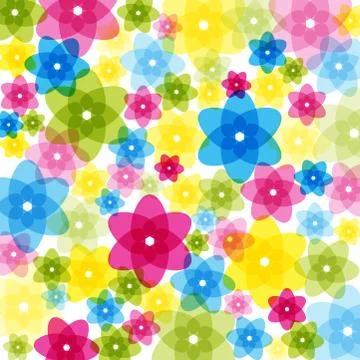 Flowers Background Stock Illustration