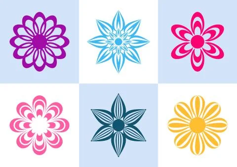 Flowers background Illustrazione stock