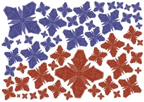 Flowers background Stock Illustration