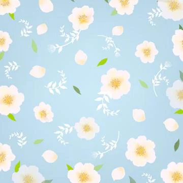 Flowers Background Stock Illustration