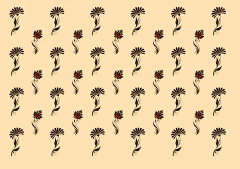 Flowers background Stock Illustration