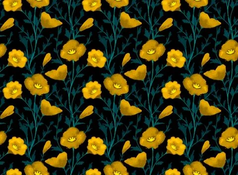 Flowers background. Illustrazione stock