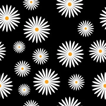 Flowers background pattern. Stock Illustration