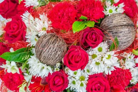 Flowers background Stockfoto's