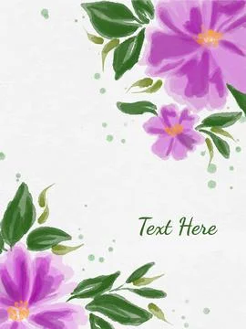 Flowers Background Vector Stock Illustration