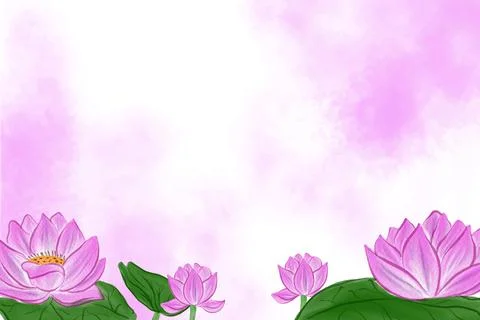 Flowers Background Vector Stock Illustration